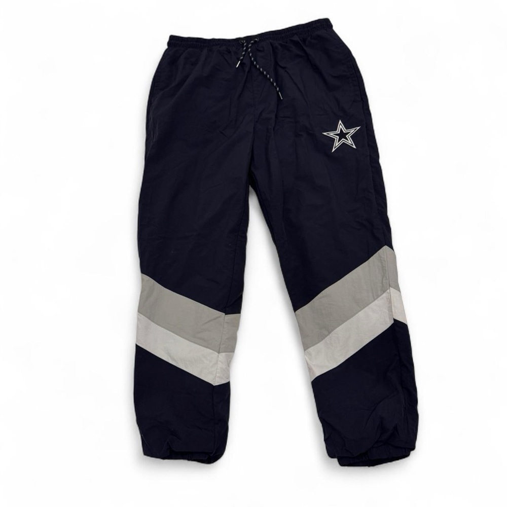 Dallas Cowboys NFL Team Apparel Nylon Track Pants Navy Blue Men’s XL Gorpcore